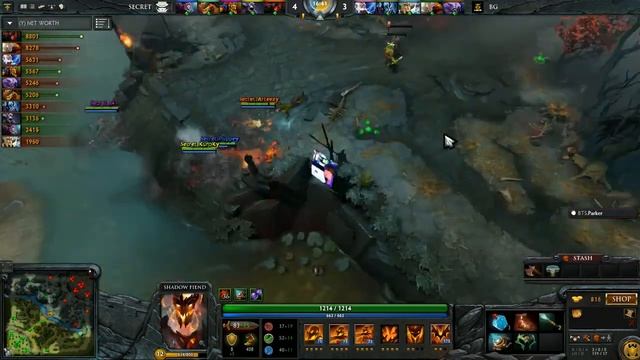 Arteezy (Shadow Fiend) - TEAM SECRET vs. BIGGOOOOOOD @ Dota 2 Asia Championship 2015 смотреть онлайн