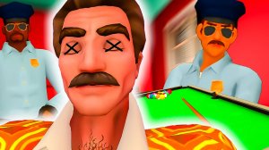 Я СПРЯТАЛ ТЕЛО ТОМА В БИЛЬЯРДНЫЙ СТОЛ. Смогут ли копы его найти? Hide The Corpse VR / Часть 2 /