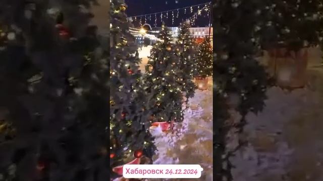 Новогодний вечерний Хабаровск смотреть онлайн