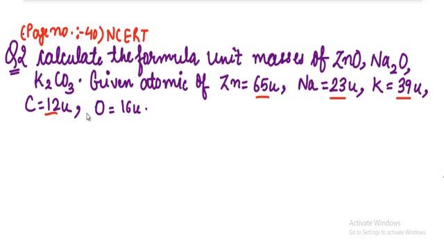 How to Calculate Molecular Mass? || PAGE NUMBER 40 NCERT Class 9 || Atoms and Molecules || SCIENCE смотреть онлайн