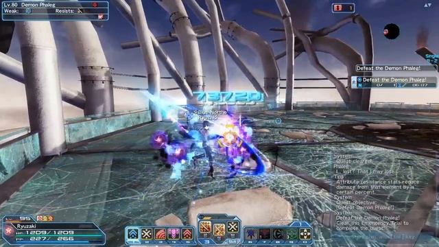 [PSO2] Ph Katana VS Phaleg 1:32 No Damage смотреть онлайн