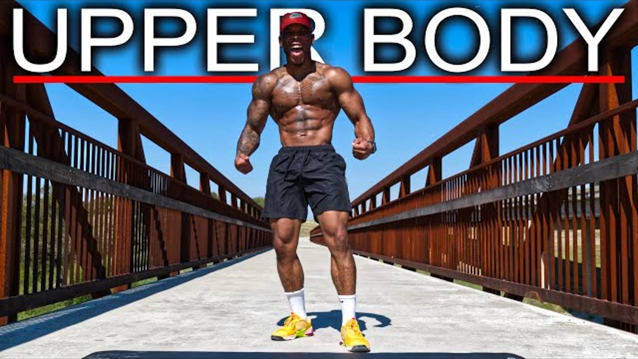 15 MINUTE KILLER UPPER BODY WORKOUT(NO EQUIPMENT) - BullyJuice смотреть онлайн