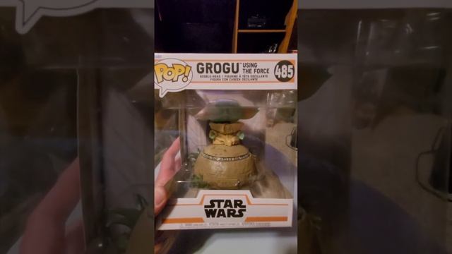 Funko Pop 485 Grogu Using The Force #toys #shorts #starwars #collection #nerd смотреть онлайн