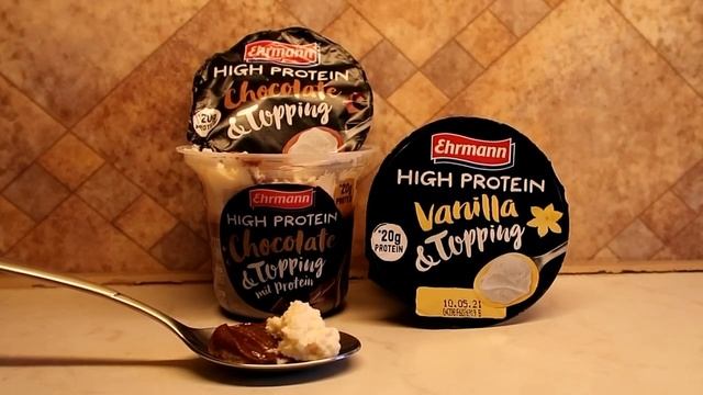 #Taste-Test- Ehrmann High Protein Pudding & Topping ✴️ Chocolate & Vanilla✴️ смотреть онлайн