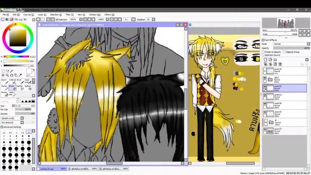 ✿[Speed paint] วาด ★Wolf gang fierce★ [ep.2 paint]✿ смотреть онлайн