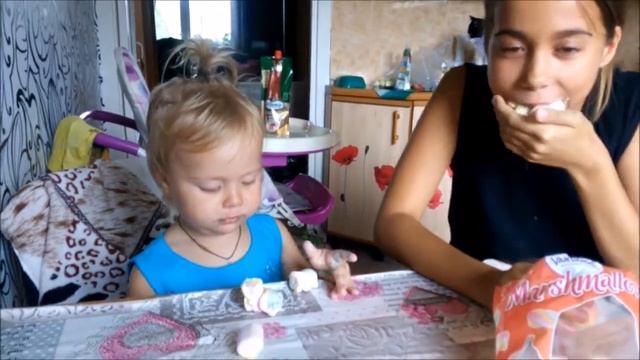 CHUBBY BUNNY! Пухлый кролик.Челлендж ! смотреть онлайн