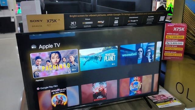REVIEW LENGKAP TV SONY 43 INCH TERBARU || SONY KD 43X75K смотреть онлайн