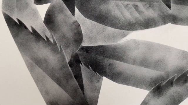 Графика тушью Ветвь А3 (в рамке 40х50см) смотреть онлайн