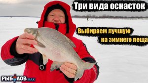 Три вида оснасток. Выбираем лучшую снасть на зимнего леща. Зимняя рыбалка на леща. Где рыба зимой