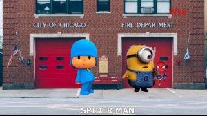 Pocoyo & Minion Ice Cream & It's Mine Sound Variations In 37 Seconds Superheros Version