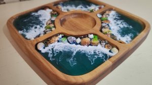 Менажница из эпоксидной смолы