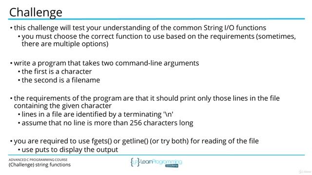 068 (Challenge) string functions смотреть онлайн