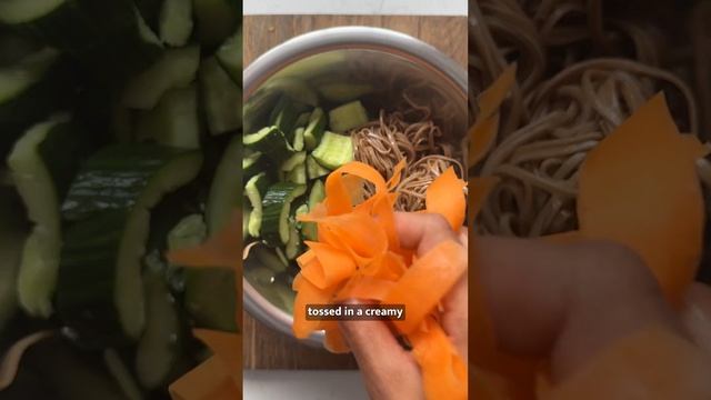 SMACKED CUCUMBER AND GYOZA SALAD 🥟 смотреть онлайн