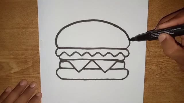 how to draw cute hamburger drawing very easy drawings draw so cute drawings art sketch pencil tip смотреть онлайн