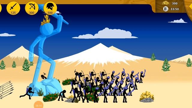 прохождение на безумном STICK WAR LEGECI 3 часть