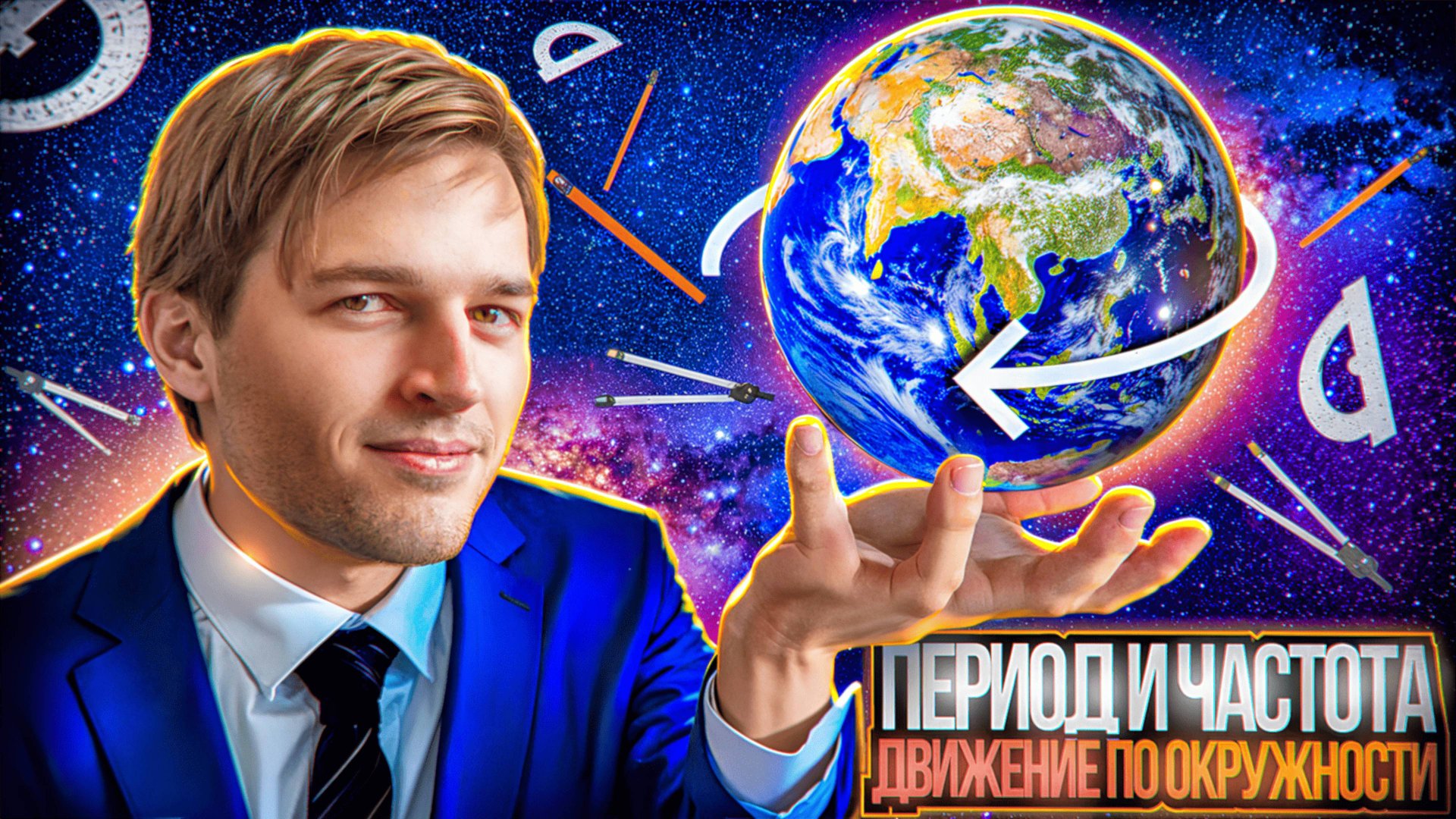 Период и частота при движении по окружности в задачах ЕГЭ | Часть 3 смотреть онлайн
