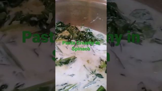 Pasta Creamy in SPINACH смотреть онлайн