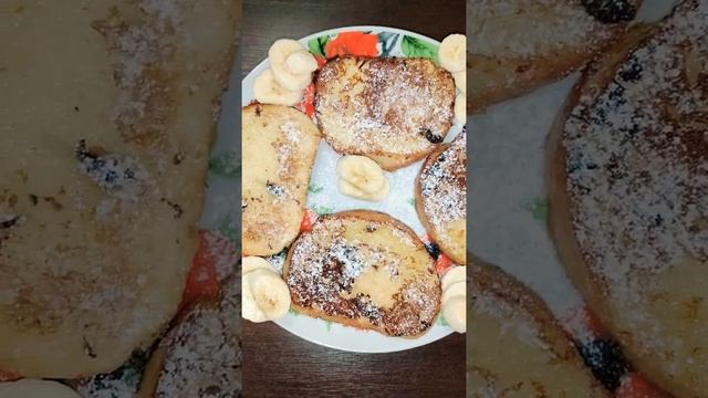 Гренки сладкие с бананом своими руками. смотреть онлайн