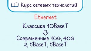 Тема 6. Ethernet. Как работает и зачем знать сетевику.