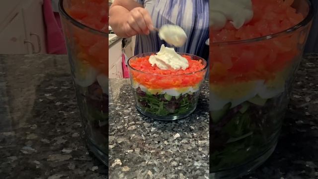 Layered Salad #short #shorts смотреть онлайн
