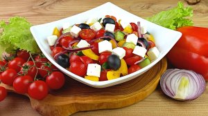 Греческий салат. Классический рецепт