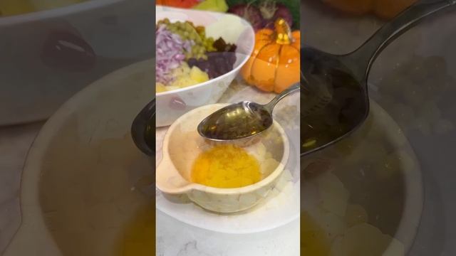 Винегрет с вкусной заправкой