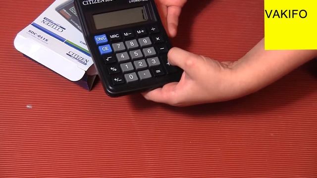 Kalkulator Citizen SDC-011S смотреть онлайн