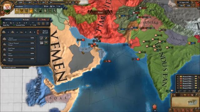 Let's Play Europa Universalis 4 - India! Vijayanagar / Hindustan Part 16 смотреть онлайн