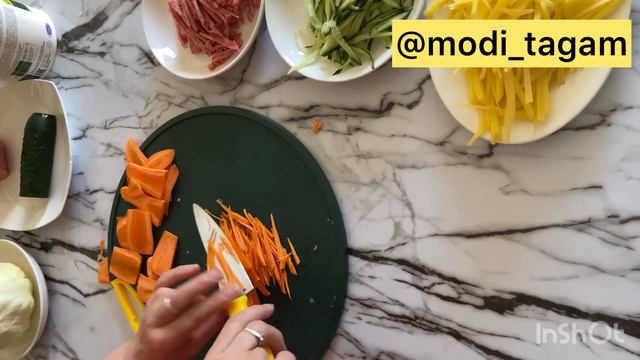 Французский салат өте дәмді (қазақша рецепт) смотреть онлайн