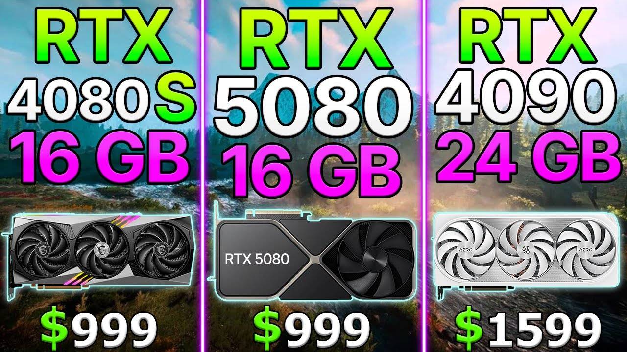 RTX 5080 vs RTX 4090 vs RTX 4080 Super - Тест в 10 играх | 4K смотреть онлайн