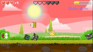 RED BALL 4 (YELLOW OM NOM + SPONGE BOB) BALL 'FUSION BATTLE' with SPONGE BOB BOSSES VOLUME 1
