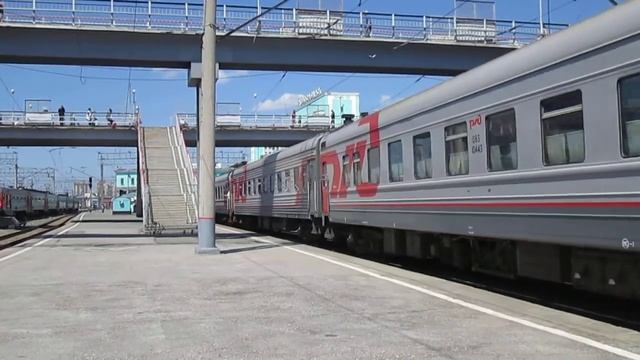 Отправление ЭП2К-255 с пассажирским поездом №399Н смотреть онлайн