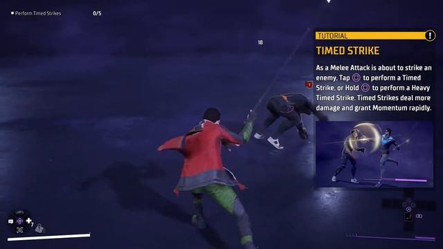 Gotham Knights - 1.4 Belfry: Knighthood Challenge: Complete Timed Strike Training 1/1 Robin Gamepla