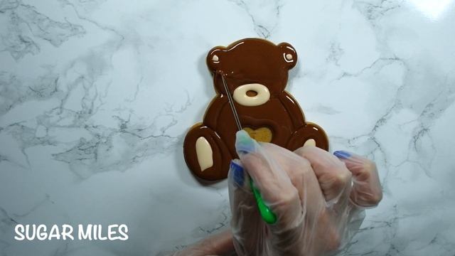 Teddy Bear Decorated Cookie Tutorial| Мишка пряник| #teddybearcookie #royalicing смотреть онлайн