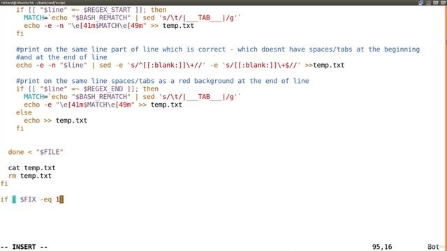 19. SED Script PART 7 - Just To Print It Nicely