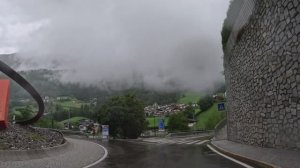 * Через перевал Тиммельсйох (Пассо дель Ромбо), из Италии в Австрию, в туман и дождь! * 4К 60fps *