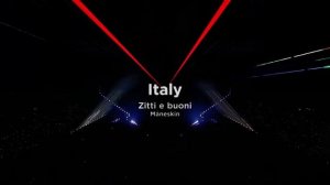 Måneskin  Zitti E Buoni  Italy   Grand Final  Eurovision 2021