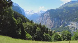 Венген, ШВЕЙЦАРИЯ 🇨🇭 Тур по швейцарским деревням 🌞 Самые красивые деревни Швейцарии 4k видеопрогу