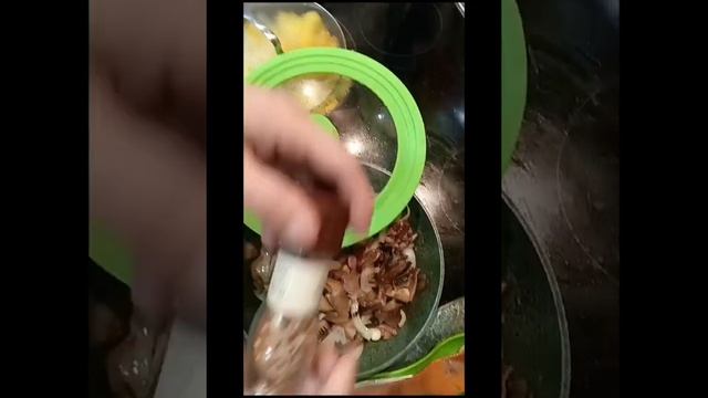 картошка с грибами