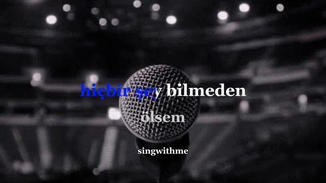 Sena Şener - Ölsem | Karaoke смотреть онлайн