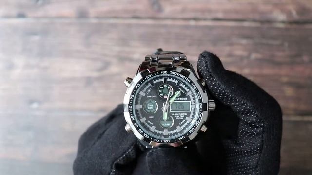 Наручные часы Goldenhour Quamer GH 108SB - Распаковка