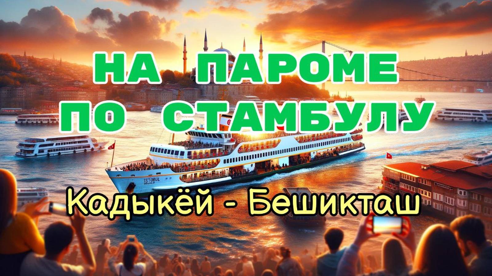 По Стамбулу на пароме: Кадыкёй - Бешикташ