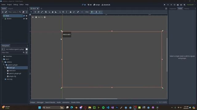Godot 4 Custom Plugins Tutorial смотреть онлайн