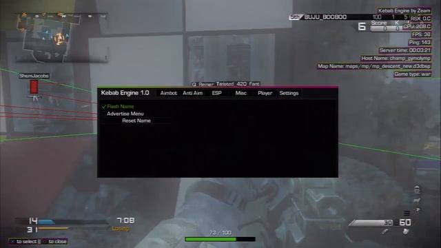 [GHOST/NPUB31301] KEBAB ENGINE V1 NON-HOST SPRX Mod Menu [Cex-Hen] смотреть онлайн