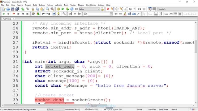 163 Creating a Server Socket смотреть онлайн