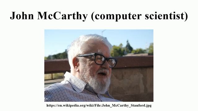 John McCarthy (computer scientist) смотреть онлайн