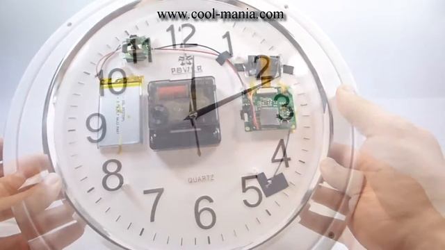 Wall Clock wifi camera FULL HD + Motion detection (www.cool-mania.com) смотреть онлайн