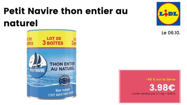 💥 ARRIVAGE LIDL💥 A VOS MARQUES - 6 octobre 2021 - 97 OFFRES - FRANCE смотреть онлайн