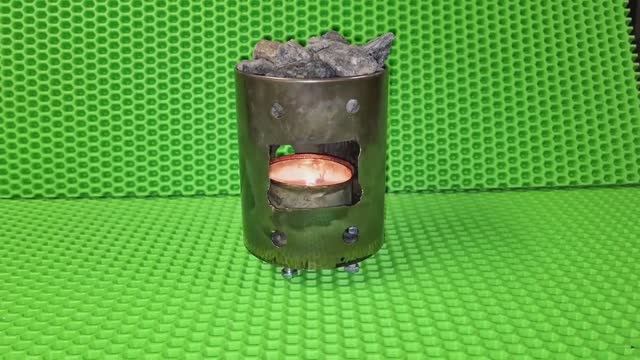 Камин горит неделю и не гаснет За 4 минуты своими руками Камин свеча длительного горения смотреть онлайн