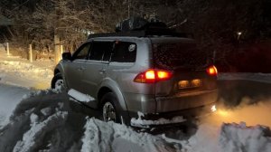 pajero sport 2 deep snow